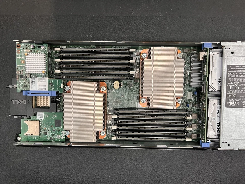 Dell PowerEdge M610 Blade Server | 2 x Xeon E5645 | 8x12GB RAM | 2 x 500 GB HDD - Image 4 of 4