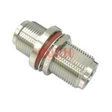 50ohm Copper Waterproof Bulkhead N Female to N Female RF coax Adapter Connector