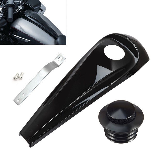 Dash Fuel Console Cover+Gas Tank Cap For Harley Electra Road Glide