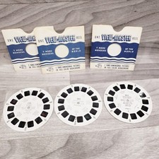 3x View-Master reels Desert Scenes Arizona Cactus in Bloom Performing Elephants