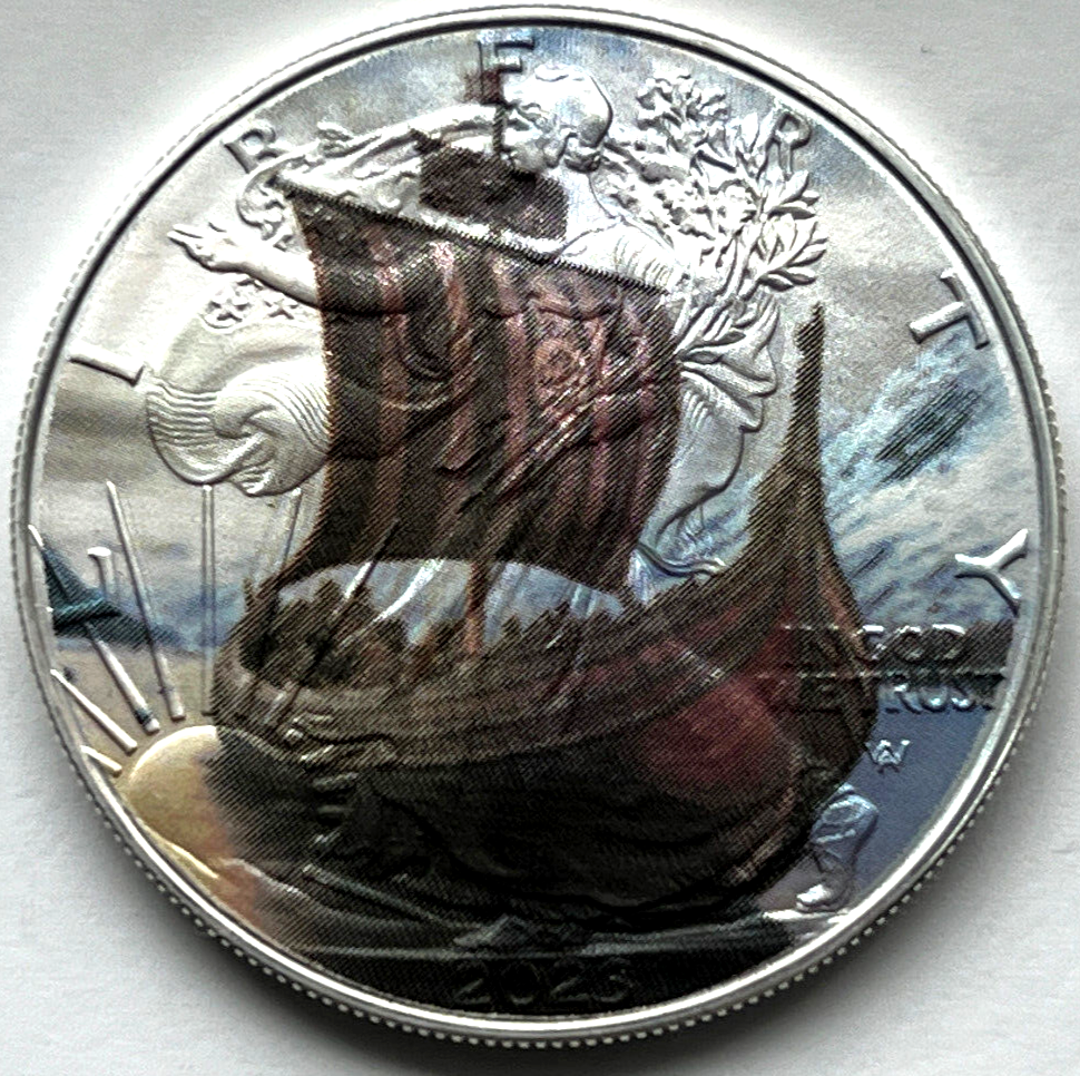 Viking Ship - American Silver Eagle 1oz .999 Limited Edition