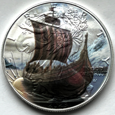 Viking Ship - American Silver Eagle 1oz .999 Limited Edition