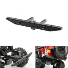 Black CNC Aluminum Rear Winch Bumper Set for 1/10 RC Crawler TRX-4 trx4