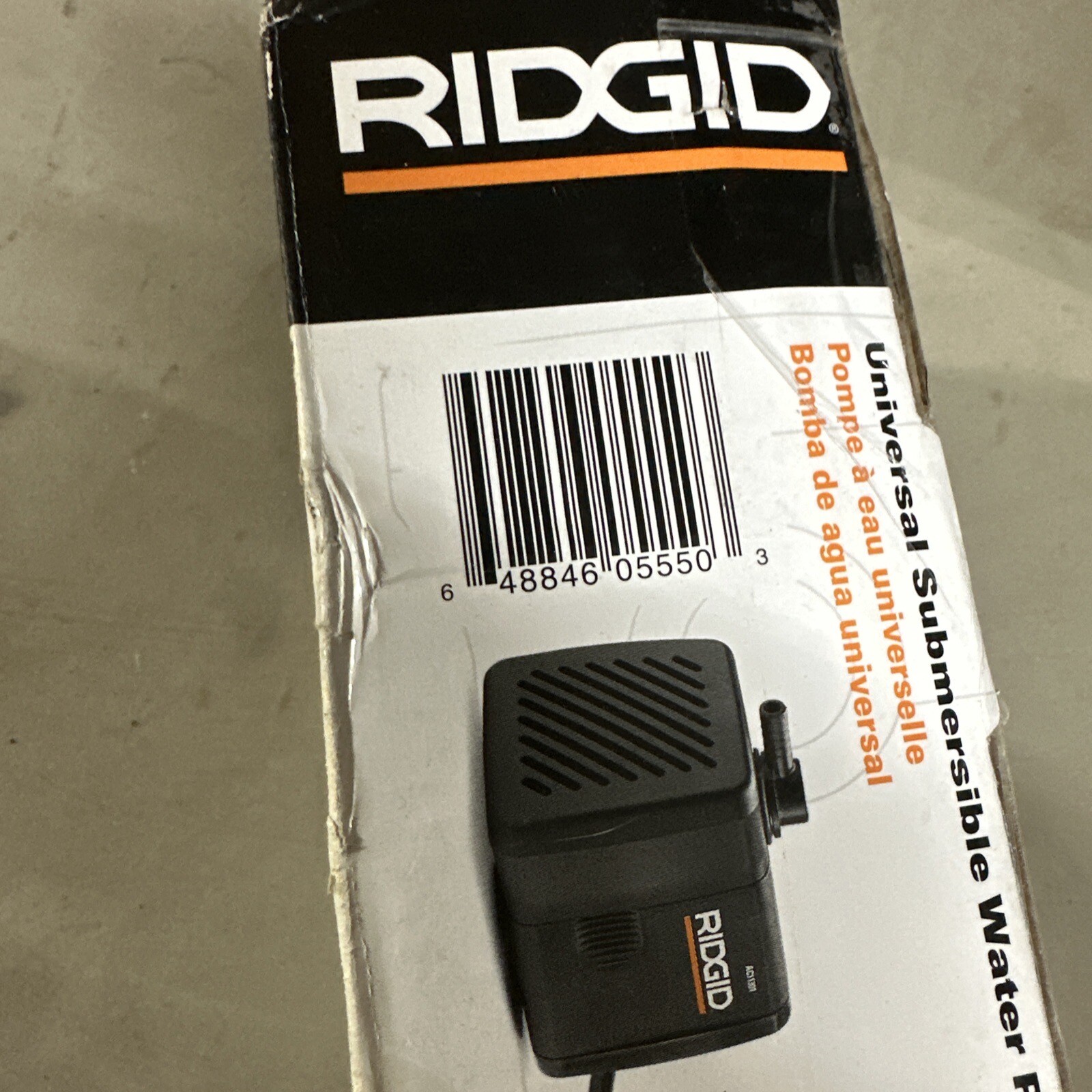 Ridgid Universal Submersible Water Pump for Tile Saws, Aquariums Pond