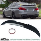 For 11-17 Bmw F10 5 Series & M5 535i Big Trunk Spoiler Lid Gloss Black Psm Style (For: Bmw)