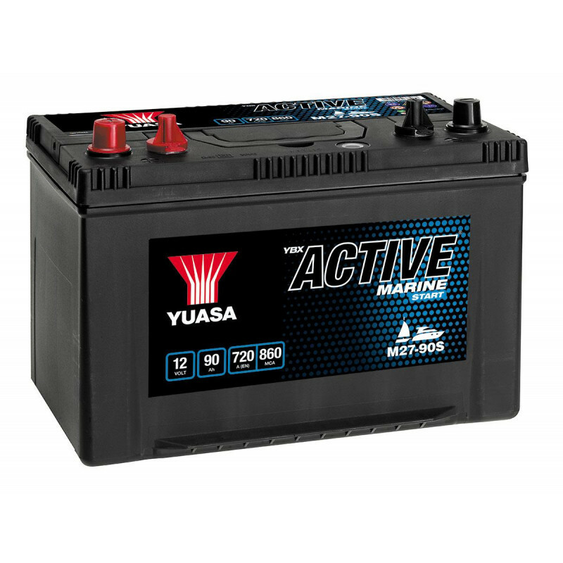 Batterie décharge lente Yuasa M27-90 12v 90ah : Solution aux pannes électriques en mer