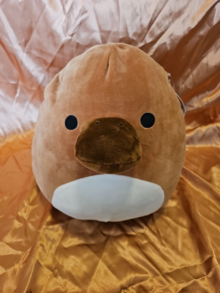 20% Coupon Original Squishmallow Santino X Large Brown Platypus Plush Toy