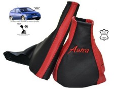 Schaltsack Handbremsmanchete Fur Opel Astra G Coupe 98-05 Schwarz Rot "Astra"