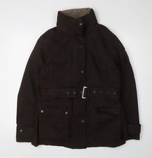 Crane Trail Women's Brown Belted Mid-Length Jacket M
