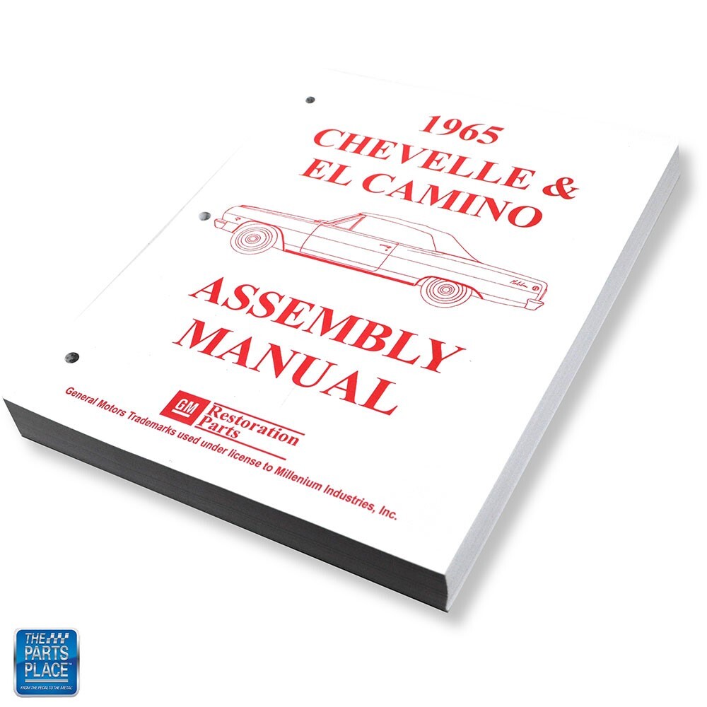 1965 Chevelle & El Camino Factory GM Assembly Manual Each Loose