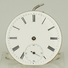 Rare Pocket Watch Movement Men's no fusee duplex chronometer no repeater RAR