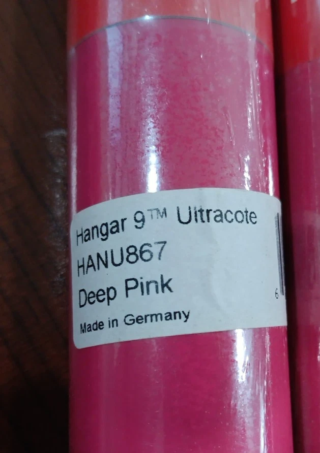 Hangar 9-Ultracote Multi-Temp Thermal Shrink Covering ~NIP!~ HANU867 -Deep Pink - Image 4 of 4