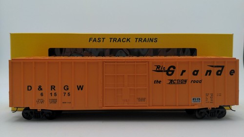 Coche de carga American Models 5009 calibre S D&RGW ACF 50 ft lado acanalado #61575 (hi-rail) EX | Zustand: Used