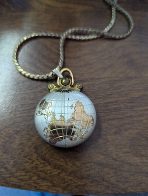 vintage german globe folding pocket watch
