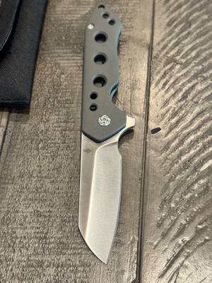 Kizer Guru BNIB Ki3504K1 pocketknife Titanium Framelock S35VN Blade DISCONTINUED