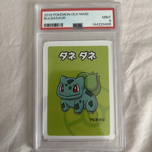 2019 Old Maid Pokemon Card Game Bulbasaur PSA 9 Japanese