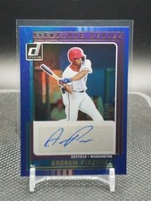2025 Donruss Baseball Andrew Pinckney AUTO Signature Series Blue /35 Nationals