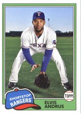 2018 Topps Archives #260 Elvis Andrus - BB