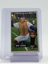 MIKE GUERRA 1951 BOWMAN #202 WASHINGTON SENATORS BASEBALL Q6830