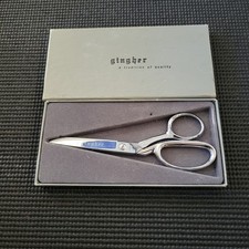 Gingher G-7 Dressmaker Shears Scissors Knife Edge Used With Box