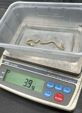 9ct yellow gold franco chain bracelet, 6.5 inches, 2.5mm width , 3.9g