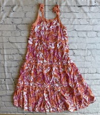 Cat & Jack Girls Floral Tropical Tiered Dress...