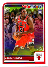 2023-24 NBA Hoops Haunted Hoops Adama Sanogo #47 Chicago Bulls RC Rookie Card