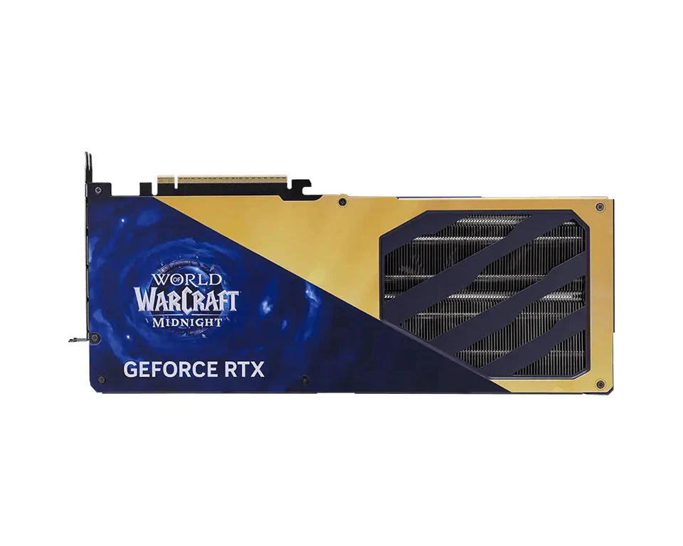 MSI GeForce RTX 5070 12G World of Warcraft MIDNIGHT VOID EDITION OC Graphic Card view 4