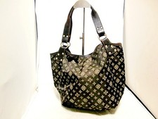 Borsa a mano Russet in pelle di nylon con monogramma borsa a tracolla...