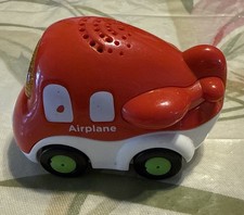 Vtech Talking  Singing Airplane Small Red Plane Preschool Toy Vehicle Working