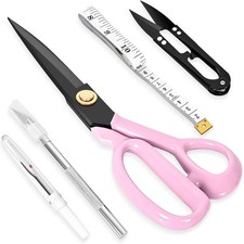 Professional Tailor Scissors Heavy Duty - Multi-Purpose Sewing Fabric Scissors f
