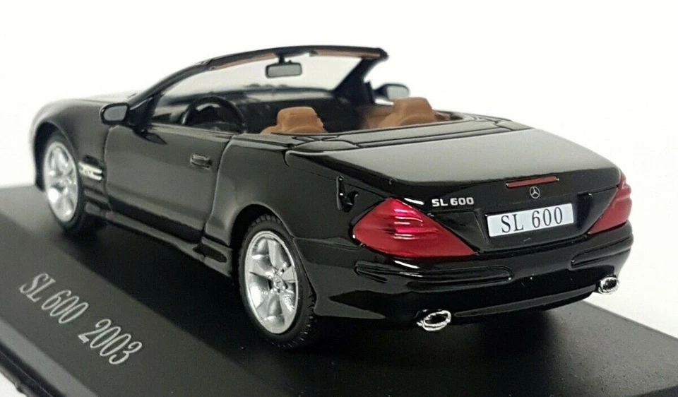 Atlas 1/43 Mercedes Benz SL600 (R230) Black - Scale - Diecast model Car - Image 4 of 4