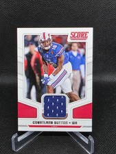 2018 Panini Score- Courtland Sutton #8 PLAYER WORN PATCH - SMU/Denver Broncos