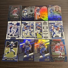 Jonathan Taylor 12 Card Lot Illusions Playbook Select Draft Picks Absolute