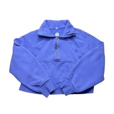 Lululemon Half Zip Cropped Pullover Funnel Ne...