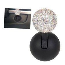 Car Push Start Button Cover, Rhinestone Engine Start Stop Button Multicolor