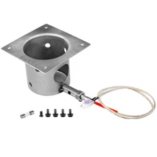 Fire Burn Pot and Hot Rod Ignitor Kit Parts for Traeger & Pit Boss Wood Pelle...