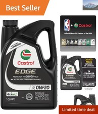 EDGE 0W-20 Advanced Full Synthetic Motor Oil - 5 Quarts of Unmatched Performance 40.27 per gallon
