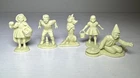 5 MARX Fairy Tales Nursery Rhymes Figures - Wolf, Riding Hood, Jack, Jill VTG