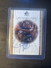 2000-01 SP Authentic - Sign of the Times Jerry Stackhouse #JS (AU)
