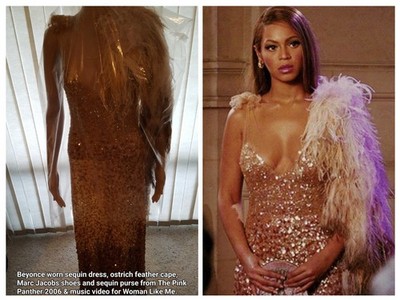 Beyonce Knowles Screen Music Video Worn Costume Sequin Gown Outfit