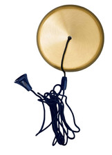 Brushed Brass Bathroom ceiling light pull cord switch 2 way 6A with black cord