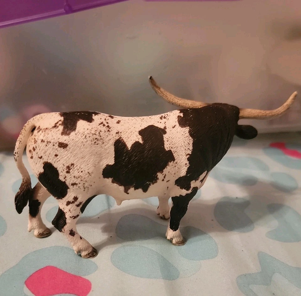 Figura de goma dura Schleich Long Horn Bull 73527 Foto 2 de 4