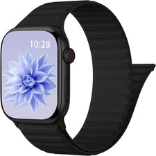 Soft Silicone Strap Compatible with Apple Watch Series 7 6 5 44mm 45mm