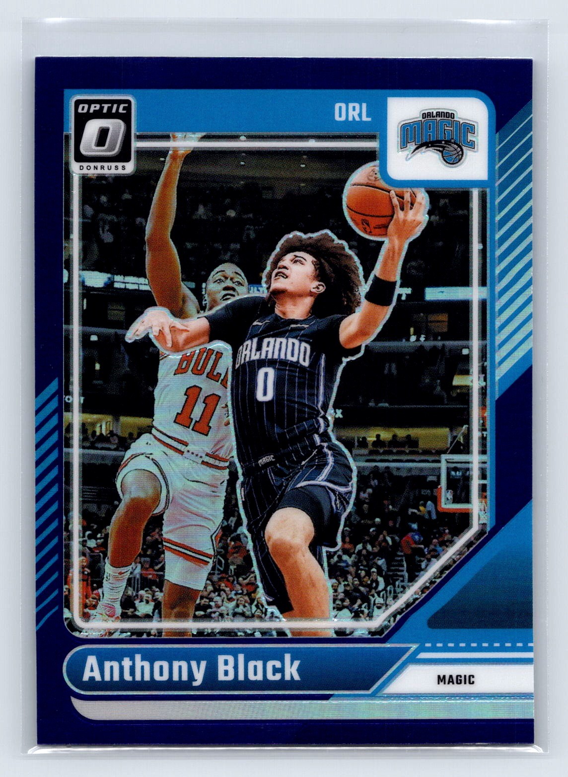 2024-25 Donruss Optic #154 Anthony Black Purple Orlando Magic
