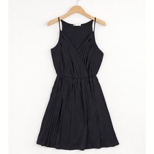 Lush Black Mini Dress Womens Small Lined Party Little Black Dress Chic Cocktail