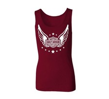 NEW GENUINE HARLEY DAVIDSON 96476-22VW WOMEN'S 2W TANK KNIT WWP RED
