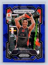 Luis Scola 2023-24 Panini Prizm EuroLeague #62 Blue Ice Prizm #/125 *