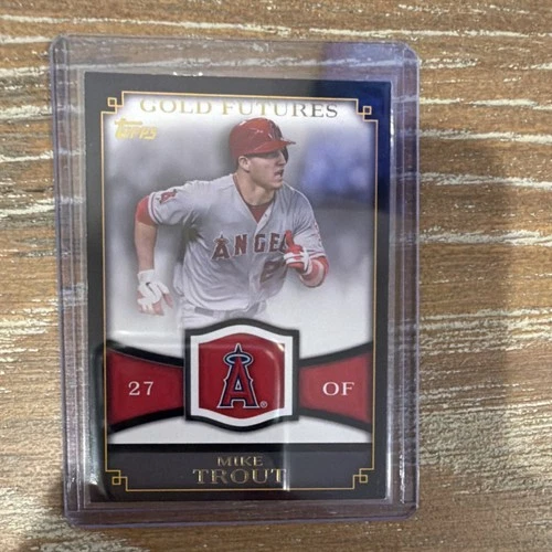Topps 2012 Gold Futures Mike Trout #GF-16 Los Angeles Angels Baseball Card