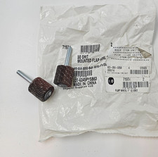 (QTY 4) Imperial 71974 1" Flap Wheel Shank Aluminum Oxide 1" Width 80 Grit
